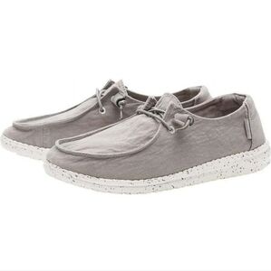 Hey Dude Womens Wendy Grey Loafer Slip on shoes sz 9